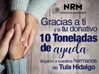 10 toneladas de ayuda
